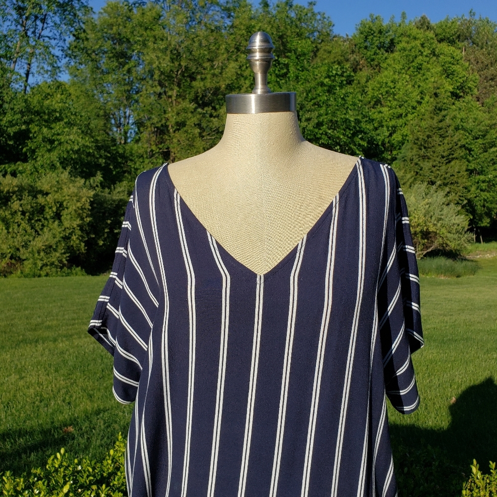 Madewell Striped Plaza Shift Dress - Picture 2 of 8